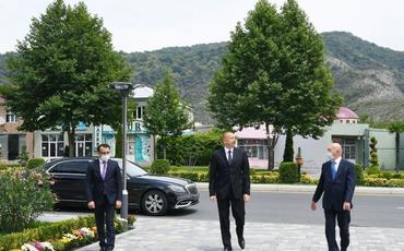 Prezident İlham Əliyev Balakən regional “ASAN xidmət” mərkəzinin açılışında iştirak edib