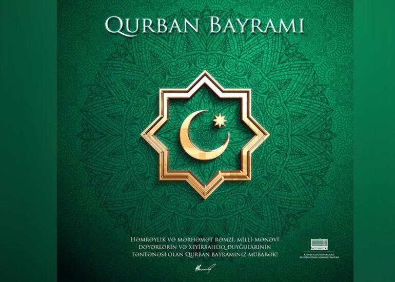Prezident İlham Əliyev Qurban bayramı münasibətilə paylaşım edib