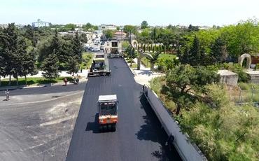 Suraxanıda təmirə ehtiyacı olan 18 km yol yenidən qurulur