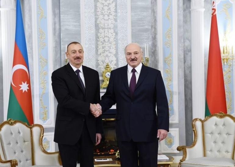 Prezident İlham Əliyev Alekdsandr Lukaşenkonu prezident seçilməsi münasibətilə təbrik edib