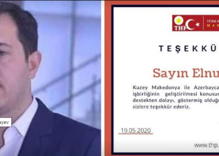 Tanınmış jurnalist mükafat aldı