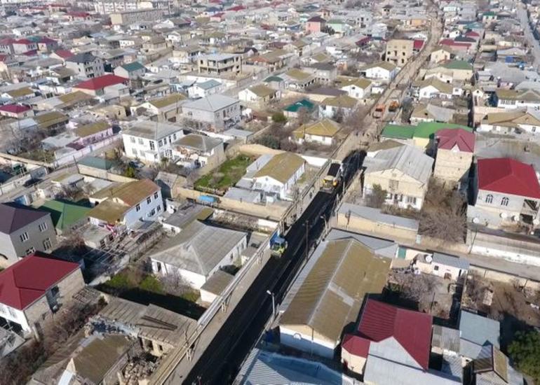 AAYDA: Qaradağ rayonunda 16 km yol yenidən qurulur