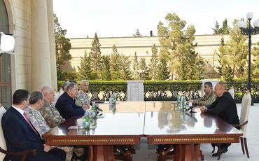 Prezident İlham Əliyev Türkiyənin Milli Müdafiə nazirinin başçılıq etdiyi nümayəndə heyətini qəbul edib