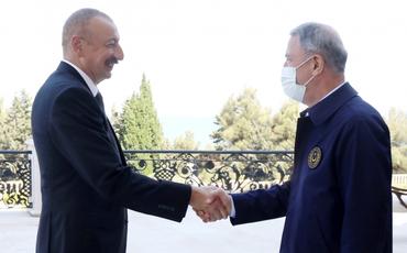 Prezident İlham Əliyev Türkiyənin Milli Müdafiə nazirinin başçılıq etdiyi nümayəndə heyətini qəbul edib