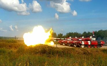 Tankçılarımız “Tank biatlonu” müsabiqəsinə hazırlıqlarını davam etdirir