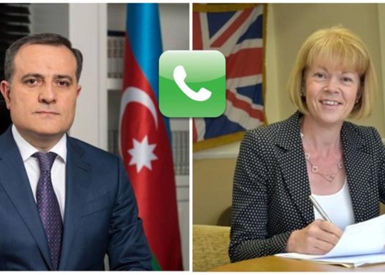 Ceyhun Bayramov Böyük Britaniyanın Dövlət Naziri Vendi Morton ilə telefonla danışıb