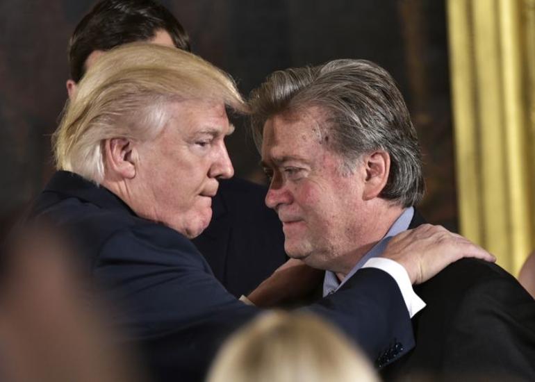 Donald Tramp keçmiş müşaviri Steve Bannonun həbsinə münasibət bildirib