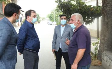 Gəncənin icra başçısı şəhərdə aparılan abadlıq işləri ilə tanış olub