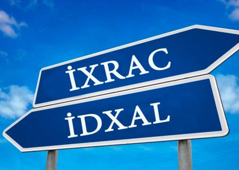 Fiziki şəxslər tərəfindən Azərbaycana idxal 4% artıb