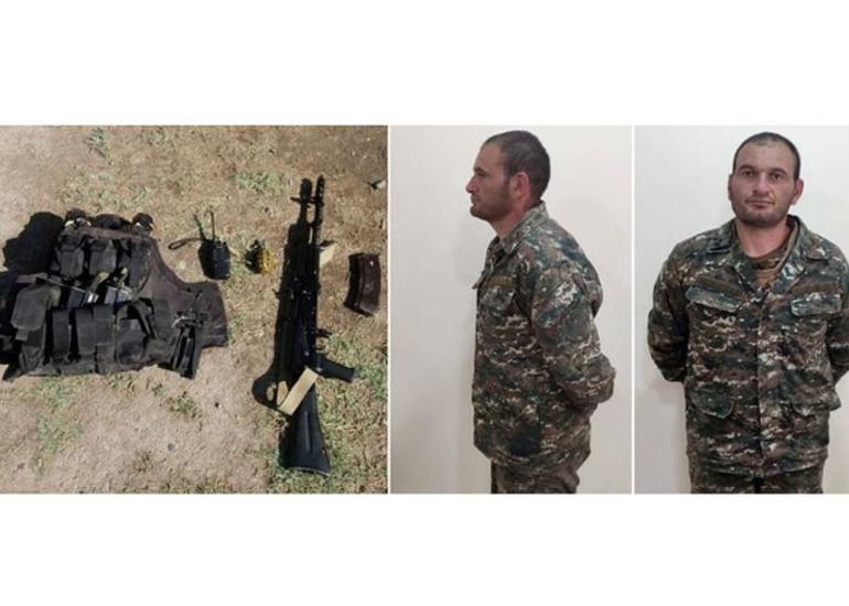 Erməni diversantın üzərindən götürülən ləvazimatlar məlum olub