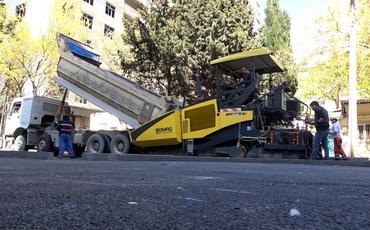 Nərimanov rayonunda 6630 metr uzunluğu olan küçə və yol təmir olunub