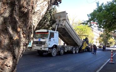 Nərimanov rayonunda 6630 metr uzunluğu olan küçə və yol təmir olunub
