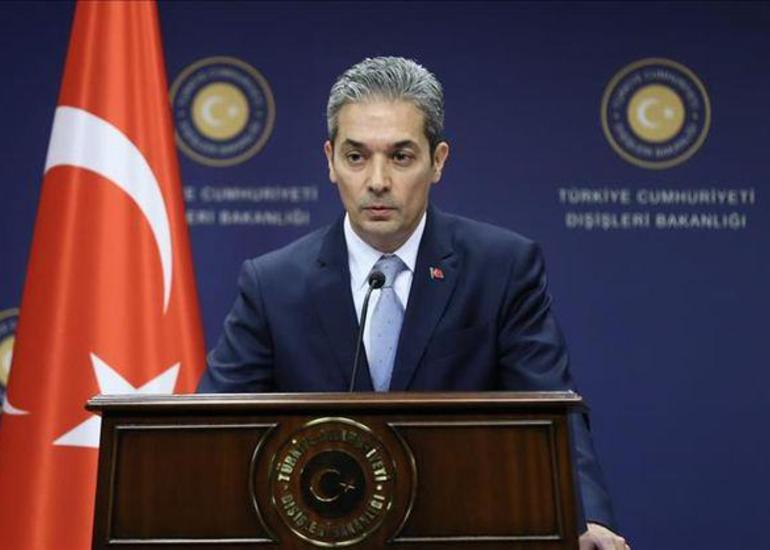 Türkiyə XİN sözçüsü: Ərazisindəki Osmanlı mirası və digər məscidləri kilsəyə çevirən Yunanıstan digər dinlərə hörmət məsələsində bizə söz söyləyə biləcək sonuncu ölkədir