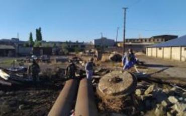 Bakıda taxıl kombinatının ərazisində raket aşkarlanıb