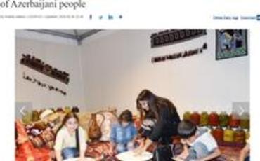 “China Daily”: Mehriban Əliyevanın yorulmaz fəaliyyəti Azərbaycan xalqının dərin hörmət və məhəbbətini qazanıb
