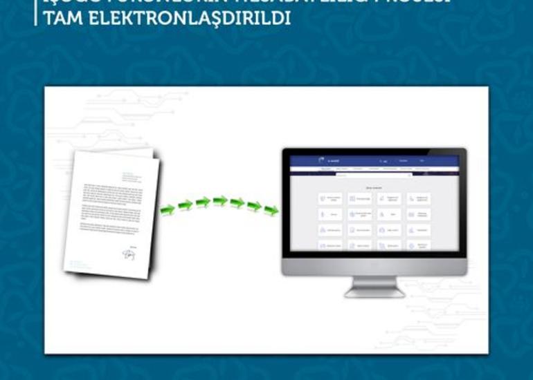 İşəgötürənlər tərəfindən hesabatların təqdim edilməsi prosesi tam elektronlaşıb