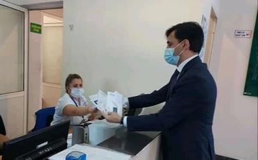 Niyaməddin Orduxanlı birinci və ikinci qurp əlillərə ərzaq yardım etdi