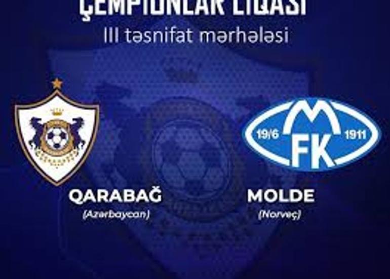 UEFA "Qarabağ" - "Molde" oyununun məkanını və vaxtını açıqıayıb