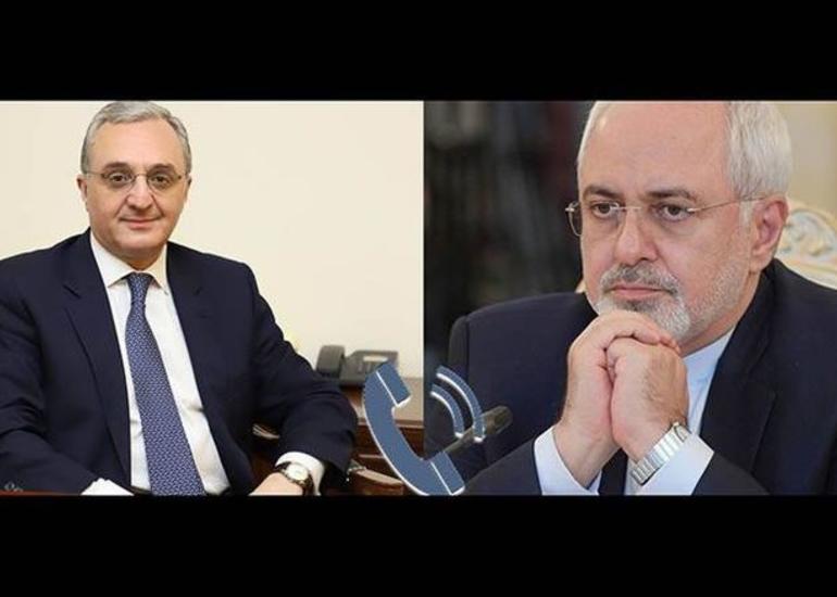 Ermənistan və İranın Xarici İşlər nazirləri arasında telefon danışığı olub