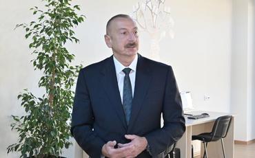 Prezident İlham Əliyev Sumqayıt Kimya Sənaye Parkının nəzdində Peşə Təhsil Mərkəzinin açılışında iştirak edib