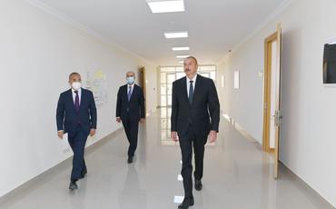 Prezident İlham Əliyev Sumqayıt Kimya Sənaye Parkının nəzdində Peşə Təhsil Mərkəzinin açılışında iştirak edib