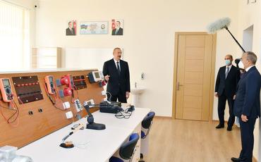 Prezident İlham Əliyev Sumqayıt Kimya Sənaye Parkının nəzdində Peşə Təhsil Mərkəzinin açılışında iştirak edib