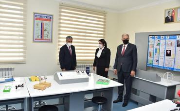 Gəncə, Samux və Ucarda inşa edilən və yenidən qurulan təhsil müəssisələrinin açılışı olub