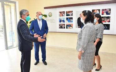 Gəncə, Samux və Ucarda inşa edilən və yenidən qurulan təhsil müəssisələrinin açılışı olub