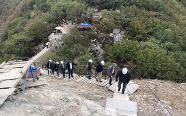 Dövlət Xidmətinin rəis müavini Çıraqqalada aparılan bərpa işləri ilə tanış olub