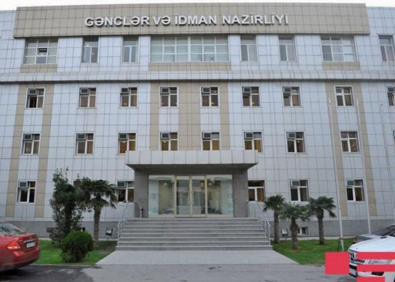Azərbaycan Gənclər və İdman Nazirliyi bəyanat yayıb