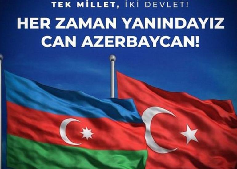 Türkiyə klubları Azərbaycana dəstək mesajlarını davam etdirir: “Acımız, davamız, sevdamız birdir"