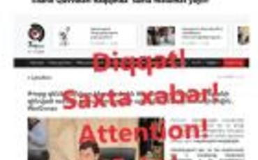 Diqqət! Düşmən tərəfindən yayılan saxta xəbərlərə İNANMAYIN!