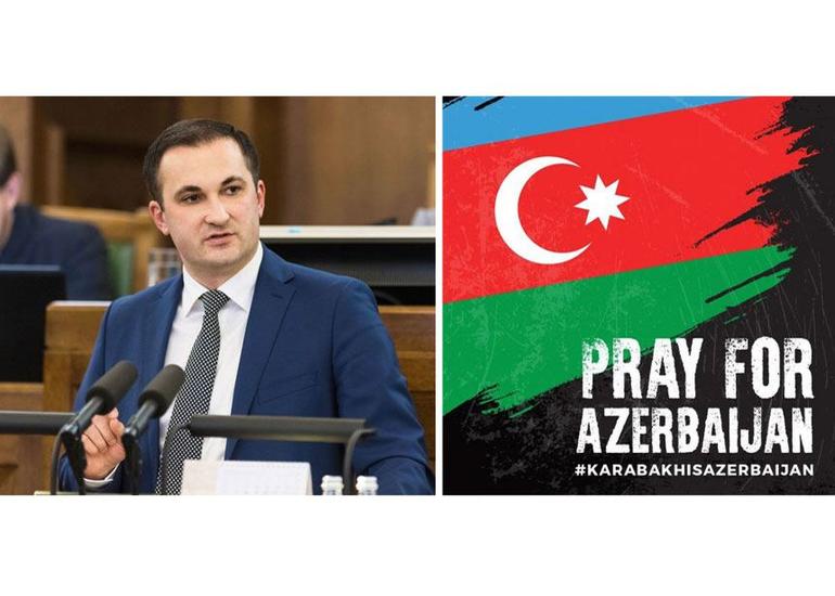 Latviyadakı deputat soydaşımız Azərbaycana dəstək nümayiş etdirib