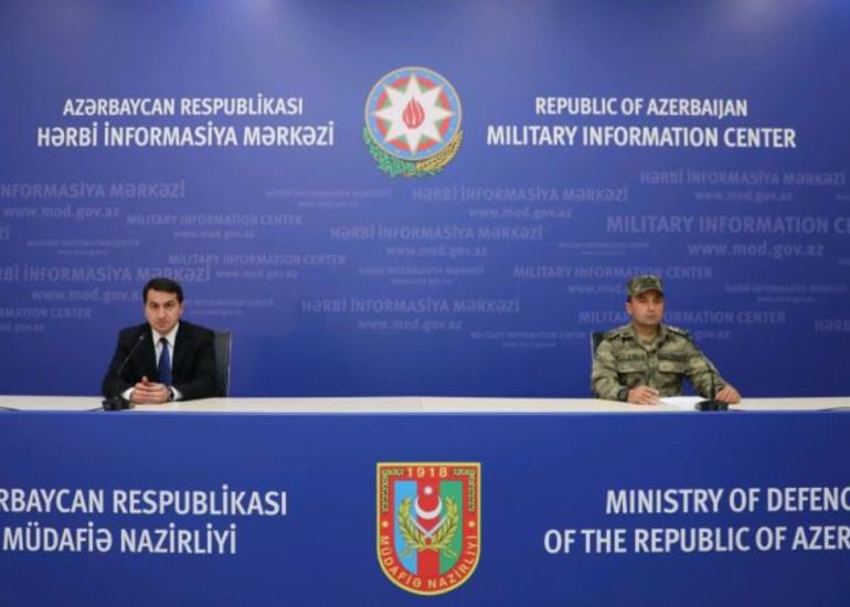Hikmət Hacıyev: “Azərbaycan Ordusu çətin iqlim və istehkam şəraitində düşmənə qarşı əks-hücum əməliyyatı həyata keçirir”