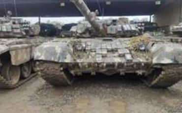 Cəbrayılda ələ keçirilən düşmən texnikası: 3 tank, 9 "Ural"... - FOTO