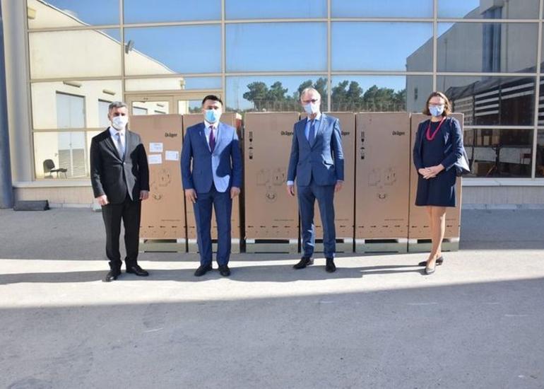 Almaniyadan Azərbaycana 6 ədəd süni tənəffüs aparatı göndərilib