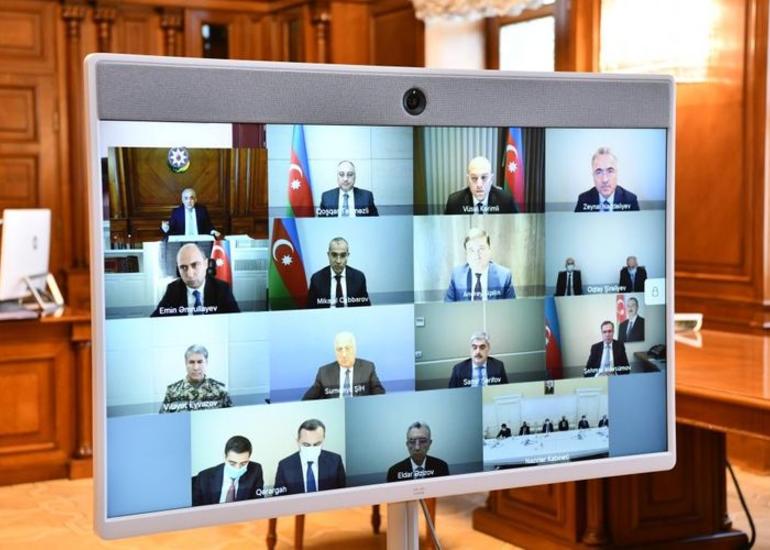 Nazirlər Kabineti yanında Operativ Qərargah koronavirusla mübarizə tədbirlərini müzakirə edib
