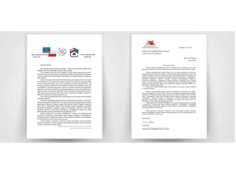 Soydaşlarımız polyak deputatın yolverilməz hərəkətinə sərt etirazlarını bildiriblər