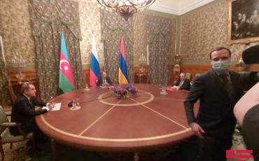 Moskvada Rusiya, Azərbaycan və Ermənistan XİN başçılarının üçtərəfli görüşü başlayıb