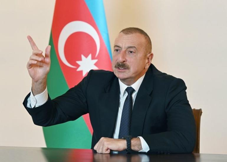 Azərbaycan Prezidenti: "İşğalçıya bəlkə də sonuncu dəfə şans veririk ki, çıxın bizim torpaqlarımızdan"