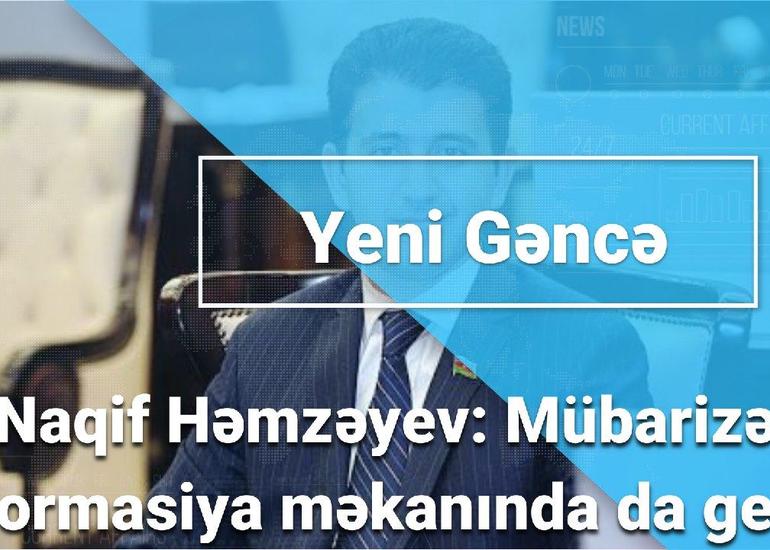 Naqif Həmzəyev: Mübarizə informasiya məkanında da gedir