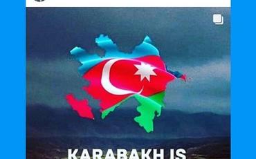 “Kəpəz”də oynamış braziliyalı futbolçu: “Erməni terroruna son, Qarabağ Azərbaycandır!”