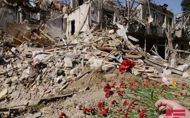 Erməni terrorunun hədəfi Gəncə şəhəri: raket düşən ərazi bir gün sonra