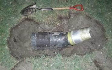 ANAMA 374 bombanı partladaraq zərərsizləşdirib - FOTO