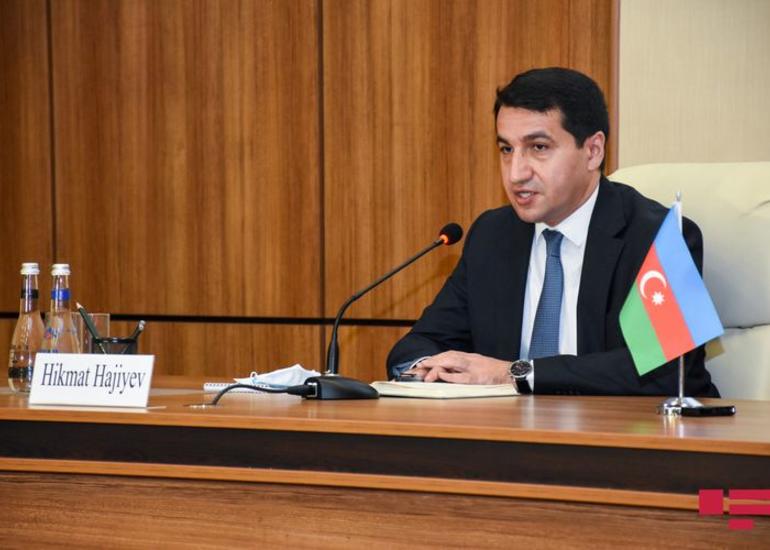 Hikmət Hacıyev: "Muzdlu cəlb etmək cinayət olduğu üçün Azərbaycana qarşı irəli sürülən hər hansı bir ittiham əsassızdır"