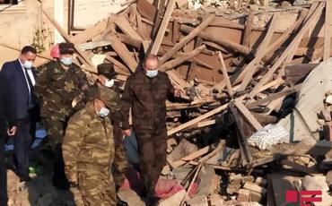 Baş prokuror və Fövqəladə Hallar naziri Gəncədə hadisə yerinə gəlib