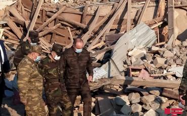 Baş prokuror və Fövqəladə Hallar naziri Gəncədə hadisə yerinə gəlib