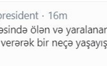 İlham Əliyev: “Ermənistan silahlı qüvvələri razılaşdırılmış müvəqqəti humanitar atəşkəs rejimini kobudcasına pozub”