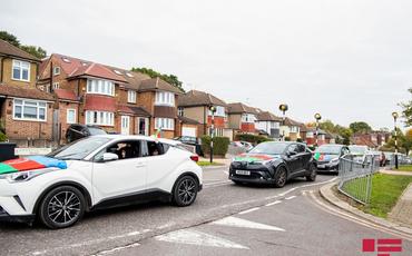 Londonda Azərbaycan Ordusuna dəstək məqsədilə avtoyürüş keçirilib