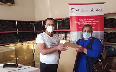Koronavirus (COVID-19) pandemiyası ilə mübarizə çərçivəsində məcburi köçkünlərə yardım göstərilib
